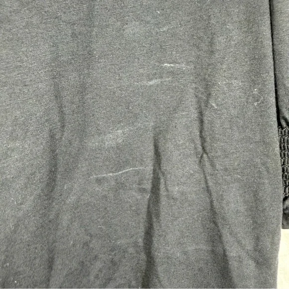 Boden NWT Black Short Puff Smocked Sleeve Top - Picture 3 of 8